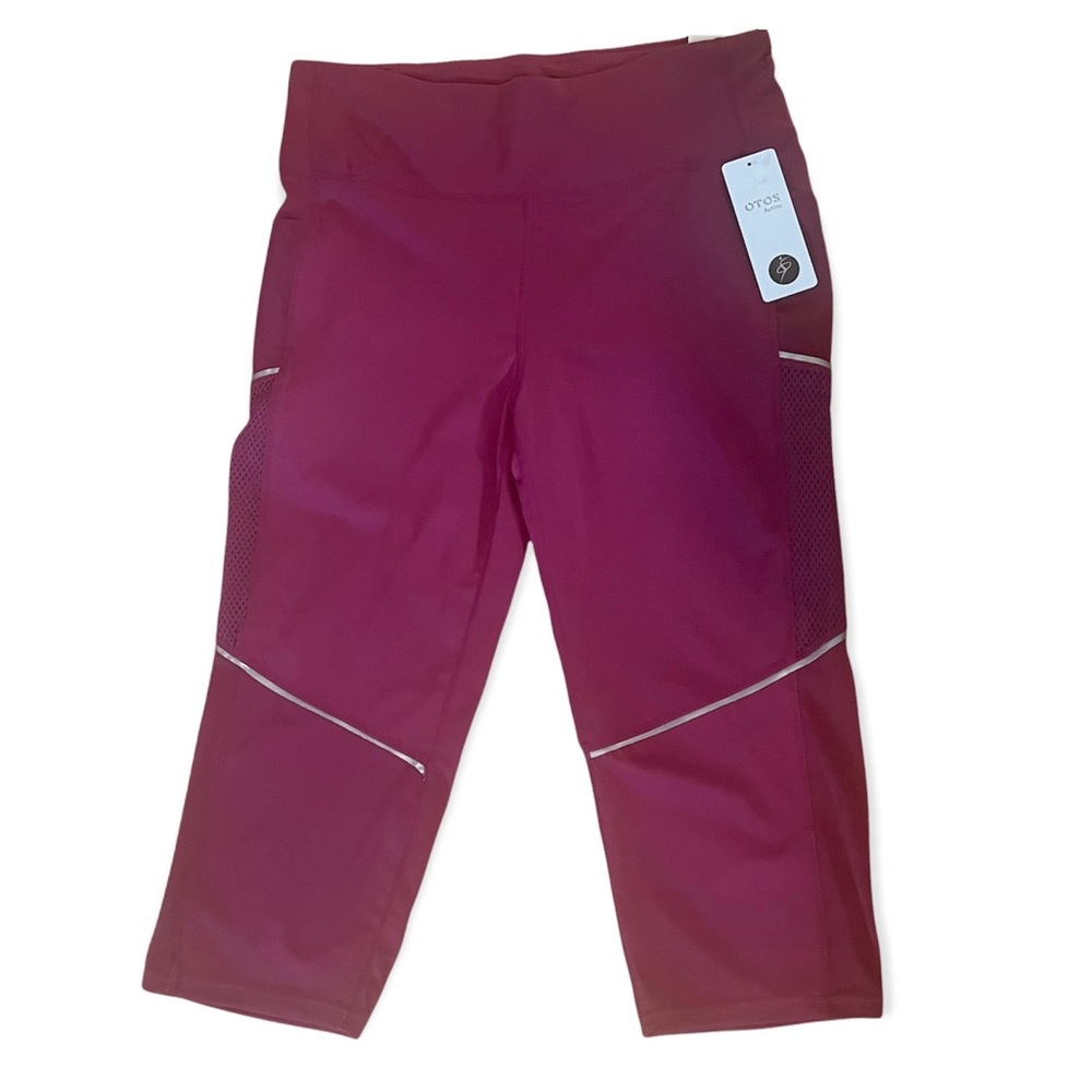 BURGUNDY OTOS ACTIVE LEGGINGS